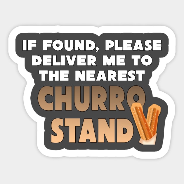 Churro stand Sticker by ParkBound